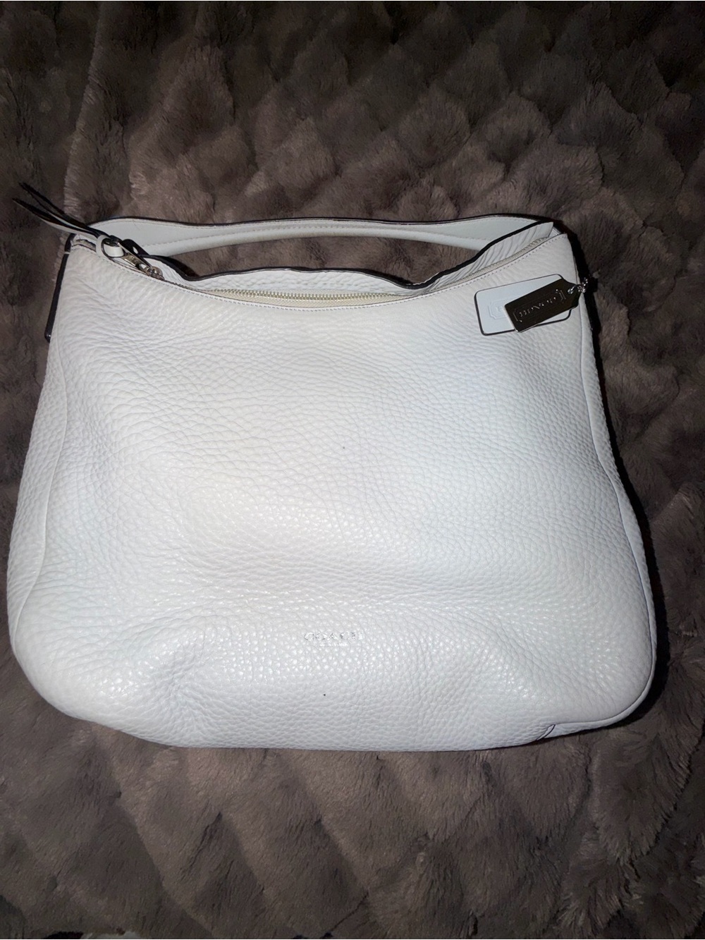 Coach Bleecker Sullivan Pebbled Leather Shoulder Hobo